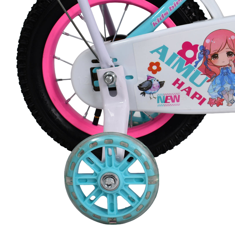 Cargue la imagen en el visor de la galería, Bicicleta infantil DGZ de 12" Color Verde Agua - 12DGZ-VER
