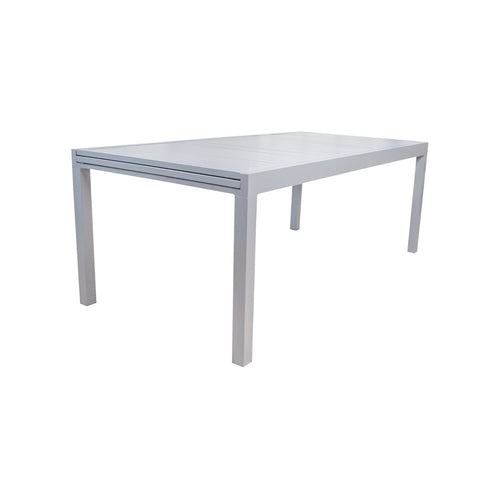 Mesa de Comedor Expandible 2 M / 3.2 M para interior y exterior de Aluminio Color Blanca DOUME - SDT09305-WH