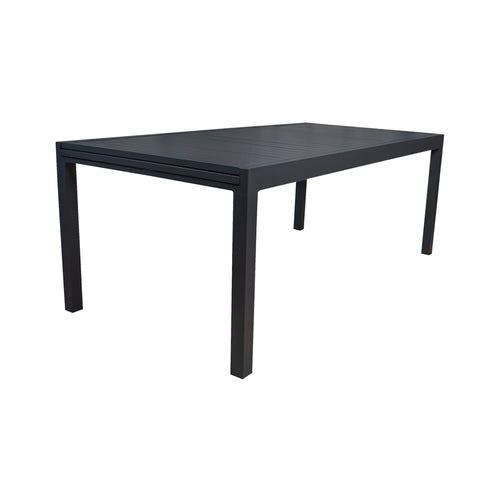 Mesa de Comedor expandible 2 M / 3.2 M para interior y exterior de Aluminio Color Negra DOUME - SDT09305-BLK