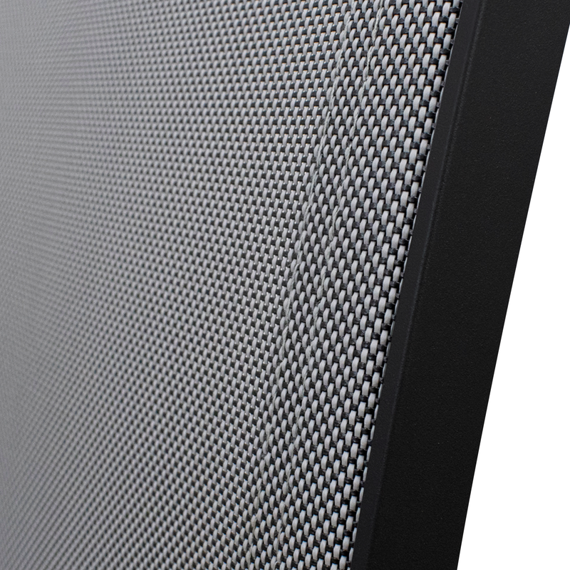 Cargue la imagen en el visor de la galería, Comedor de Aluminio Doume 2 M carbón / 3.2 M + 8 sillas Koshem color Negro
