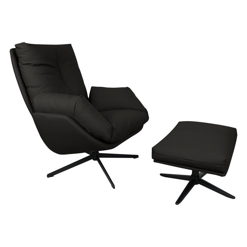 Load image into Gallery viewer, EC428 Set single armchair with stool for indoor use - EC428-CA 
