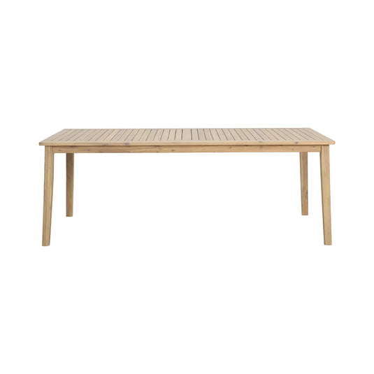 Comedor de madera Eloise 2.1M + 8 sillas eloise HUC402471 color natural - HUC38371-402471