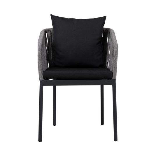 Silla de Lazo para Exterior e Interior Color GRIS JASPEADO ELONA 555-ZF44
