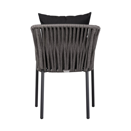 Silla de Lazo para Exterior e Interior Color GRIS JASPEADO ELONA 555-ZF44
