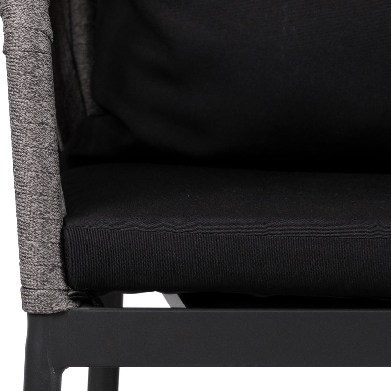 Cargue la imagen en el visor de la galería, Silla de Lazo para Exterior e Interior Color GRIS JASPEADO ELONA 555-ZF44
