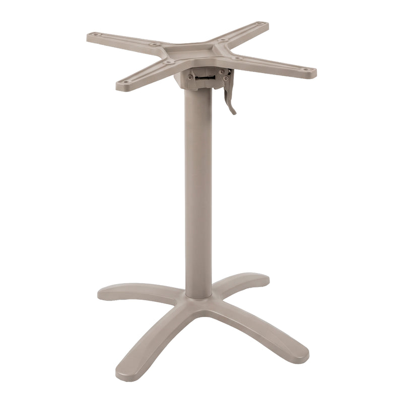 Cargue la imagen en el visor de la galería, Base para cubierta de Mesa Emia de Aluminio Color Champagne - HY-AL429
