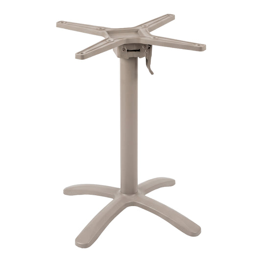 Base para cubierta de Mesa Emia de Aluminio Color Champagne - HY-AL429