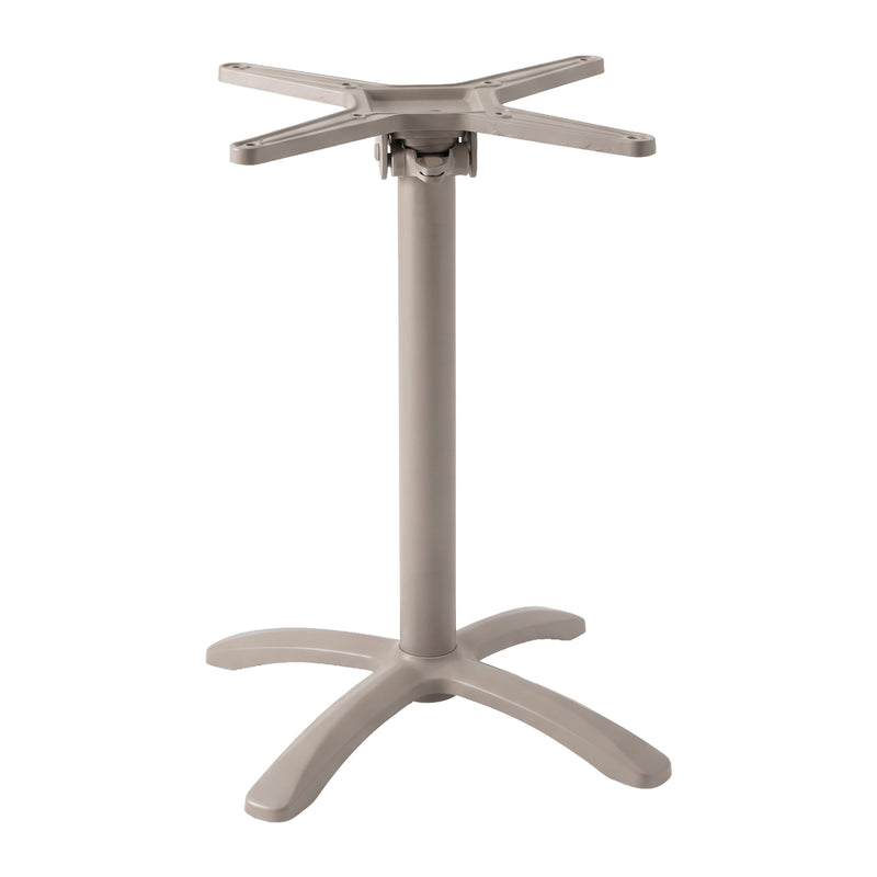 Cargue la imagen en el visor de la galería, Base para cubierta de Mesa Emia de Aluminio Color Champagne - HY-AL429
