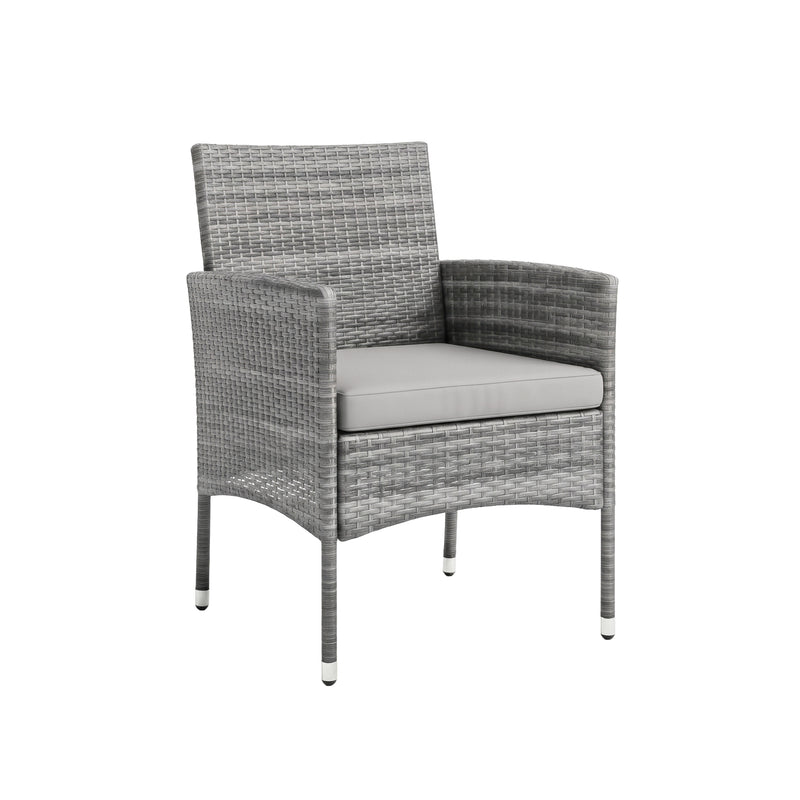 Cargue la imagen en el visor de la galería, Sala  para Exterior e Interior de Rattan  Color Gris ERICK-SFS003-
