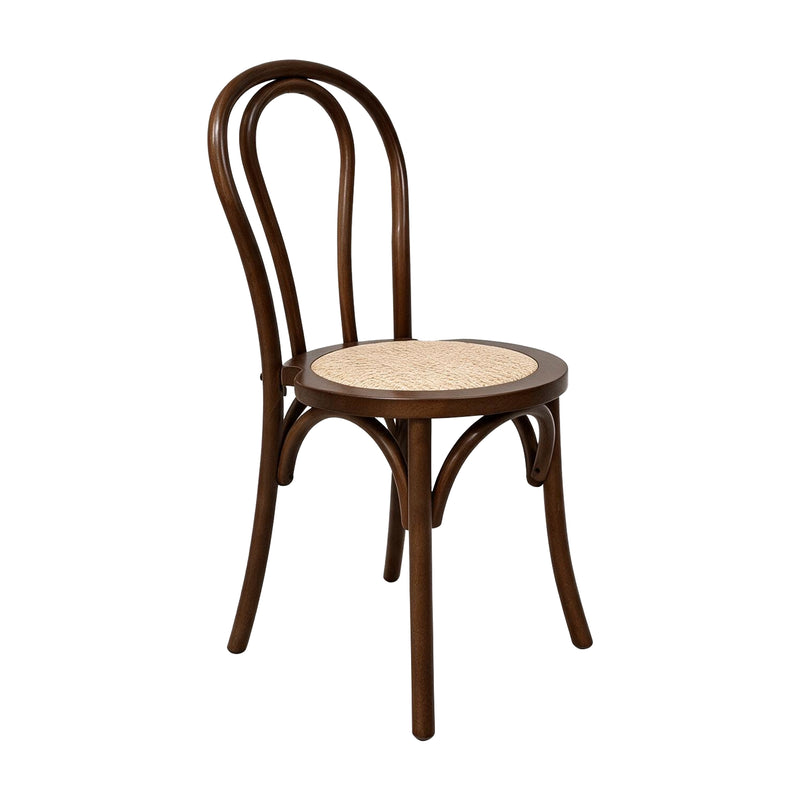 Cargue la imagen en el visor de la galería, Silla para interior FC17-WAL de madera color Walnut &amp; natural - FC17-WAL
