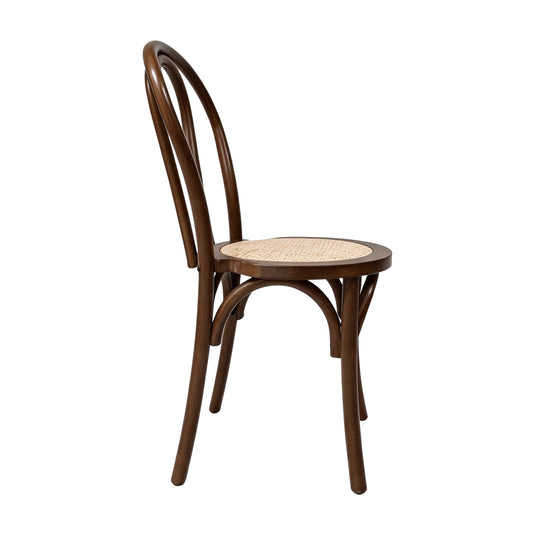 Silla para interior FC17-WAL de madera color Walnut & natural - FC17-WAL