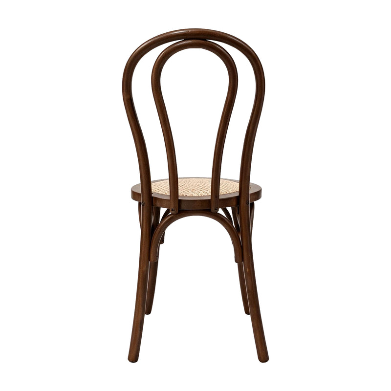Cargue la imagen en el visor de la galería, Silla para interior FC17-WAL de madera color Walnut &amp; natural - FC17-WAL
