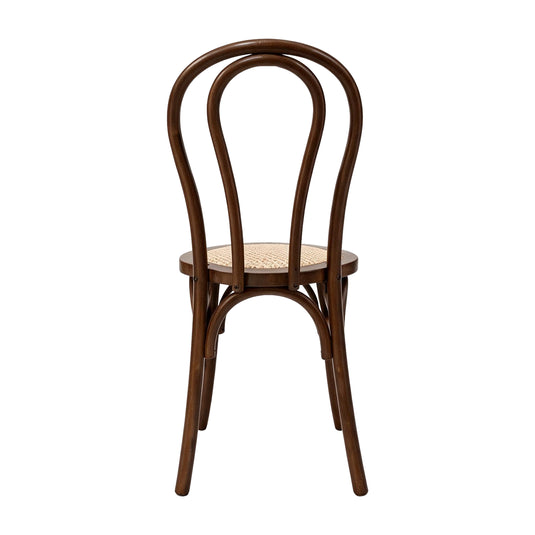 Silla para interior FC17-WAL de madera color Walnut & natural - FC17-WAL