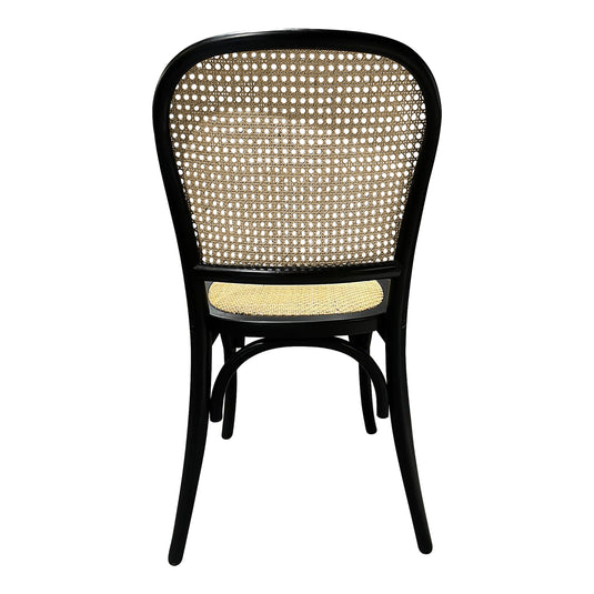 SIlla para interior de madera color negro con natural FC39-NN - FC39-NN