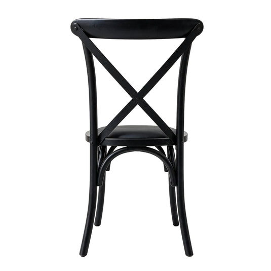 Silla de madera para interior FC02 color negro - FC02NN