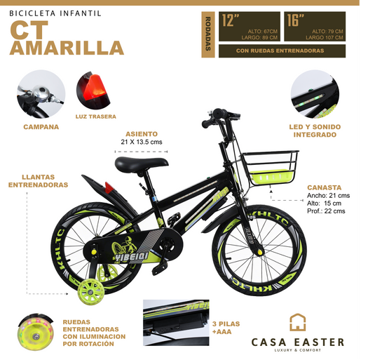 Bicicleta infantil CT de 16