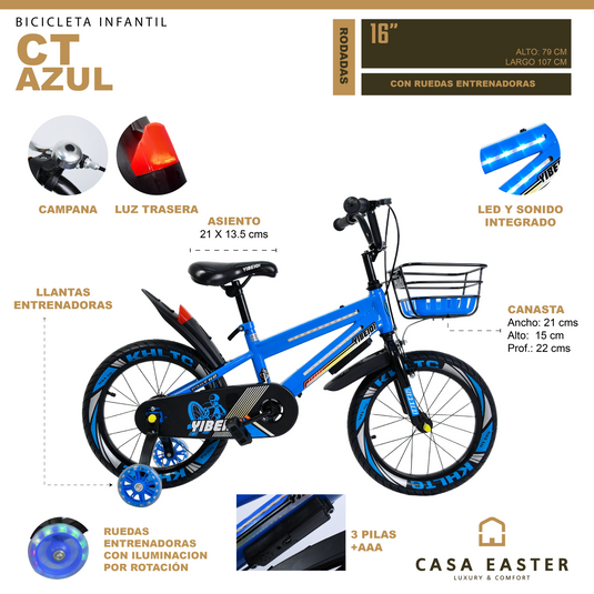 Bicicleta infantil CT de 16