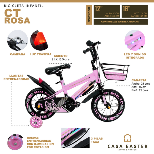 Bicicleta infantil CT de 16