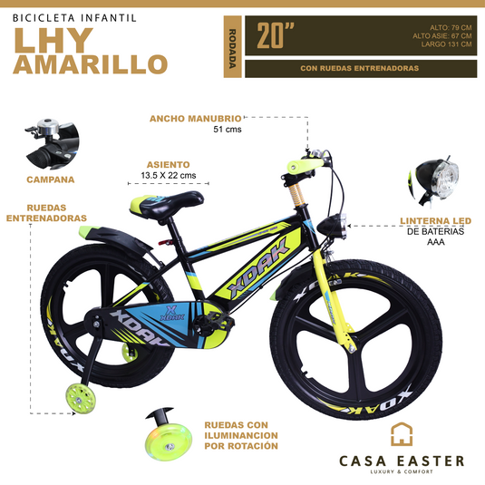 Bicicleta infantil de 20
