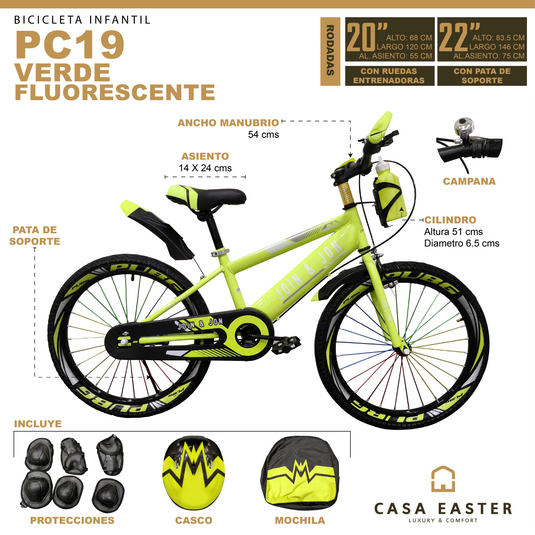 Bicicleta de 22