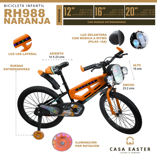 Bicicleta de 12