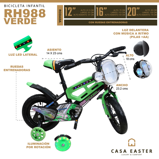Bicicleta de 12