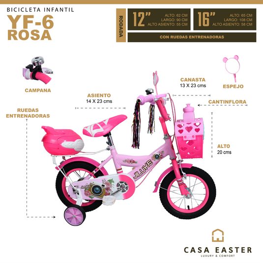Bicicleta infantil de 12