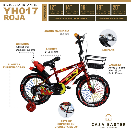 Bicicleta de 14