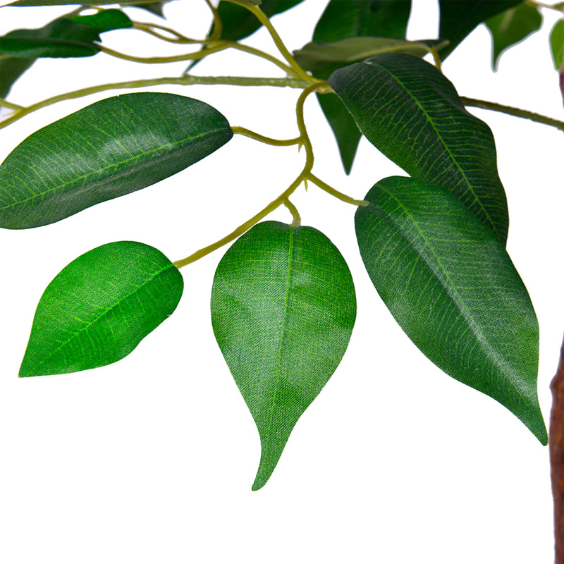 Cargue la imagen en el visor de la galería, Planta Decorativa Artificial para Exterior y Interior con 1.20m Alto, FICUS TREE -201099-FI
