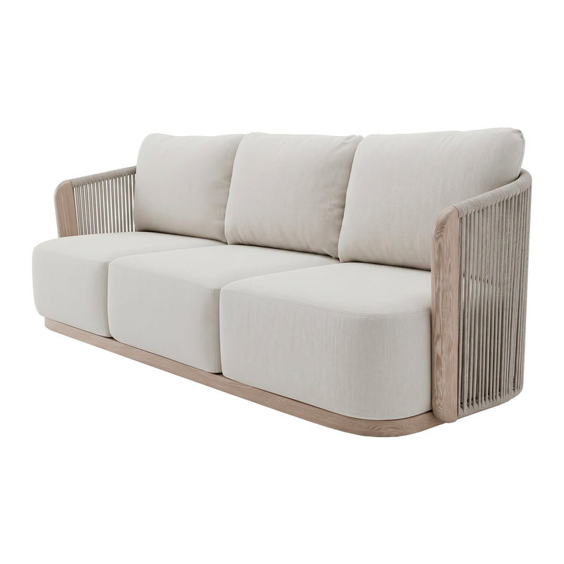 Load image into Gallery viewer, Set Triple FIRST de madera color claro con gris - GLA-63575-21-23-47KD
