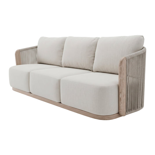 Set Triple FIRST de madera color claro con gris - GLA-63575-21-23-47KD