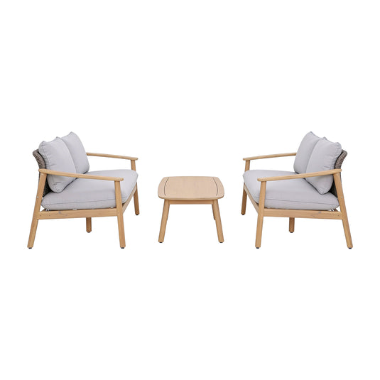 Set 2+2 freeport color natural con gris - HUC40136-2