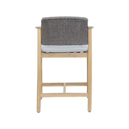 Silla Alta Freeport de madera color Gris - HUC40159