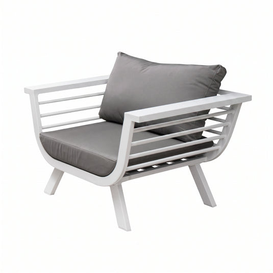 White Armchair FRIO INDIVDUAL-BIS-FW 