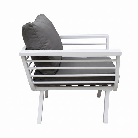 White Armchair FRIO INDIVDUAL-BIS-FW 