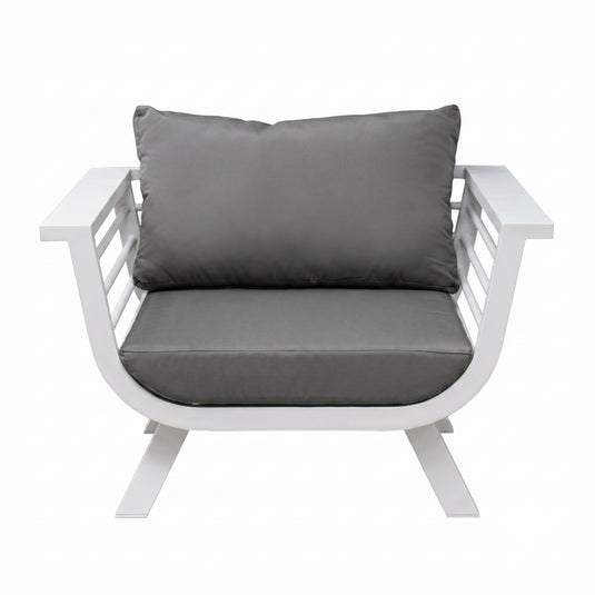 White Armchair FRIO INDIVDUAL-BIS-FW 
