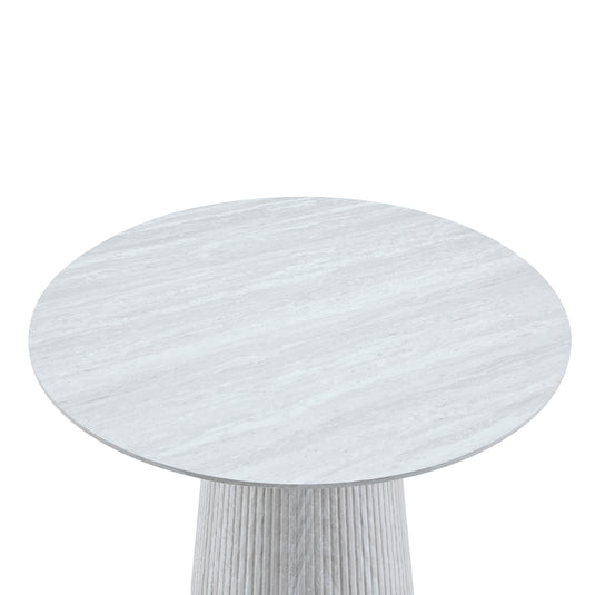 Mesa de comedor de interior 1.2 M SKY 533748B color blanco - GDT1289B2PR