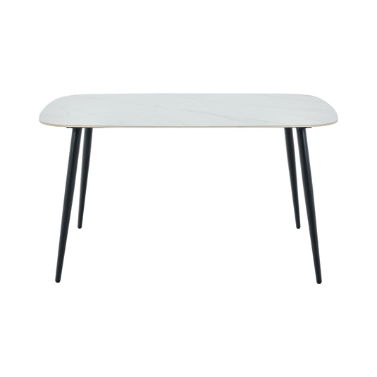 Mesa de comedor de interior 1.4M NADO para restaurante color blanco - GDT1401B3 / GDT1111B2