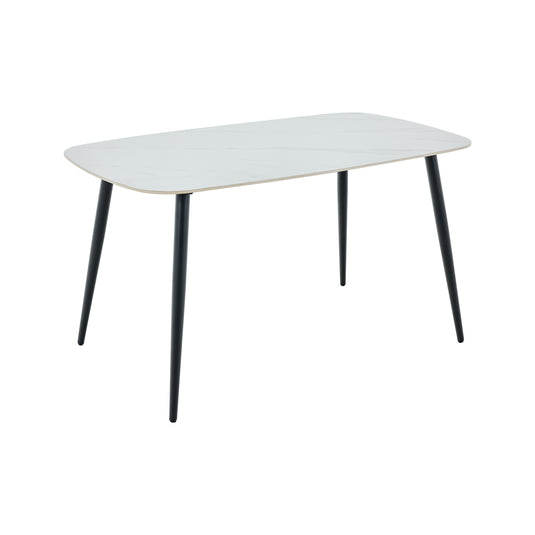 Mesa de comedor de interior 1.4M NADO para restaurante color blanco - GDT1401B3 / GDT1111B2