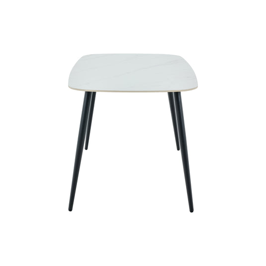 Mesa de comedor de interior 1.4M NADO para restaurante color blanco - GDT1401B3 / GDT1111B2