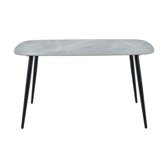 Mesa de comedor de interior 1.4M Nado para restaurante color gris claro - GDT1401B3 / GDT1000B3