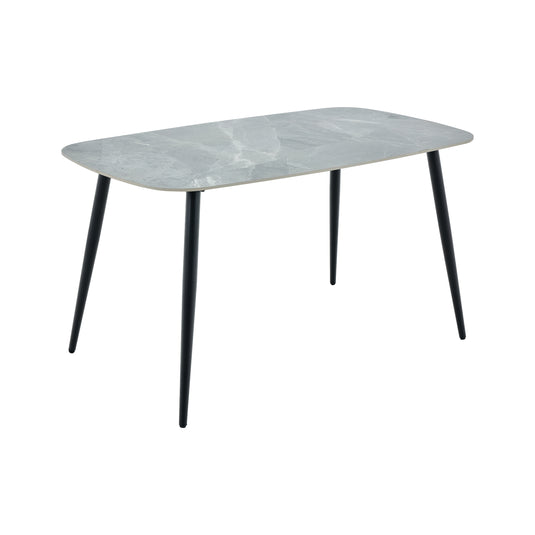 Mesa de comedor de interior 1.4M Nado para restaurante color gris claro - GDT1401B3 / GDT1000B3