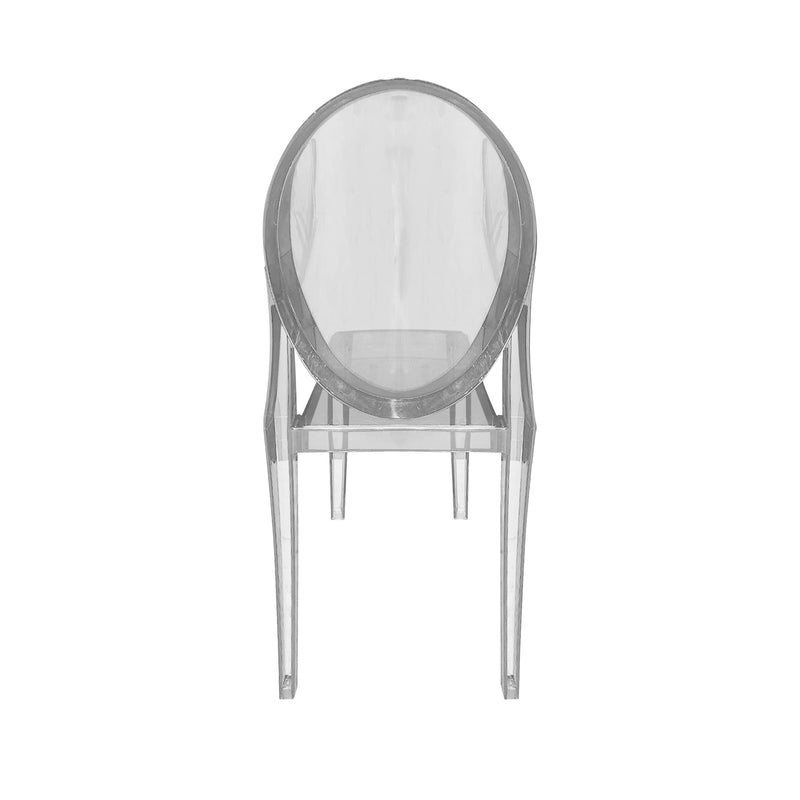 Cargue la imagen en el visor de la galería, Silla  para Exterior e Interior de Resina Color Transparente GHOST- BD55C
