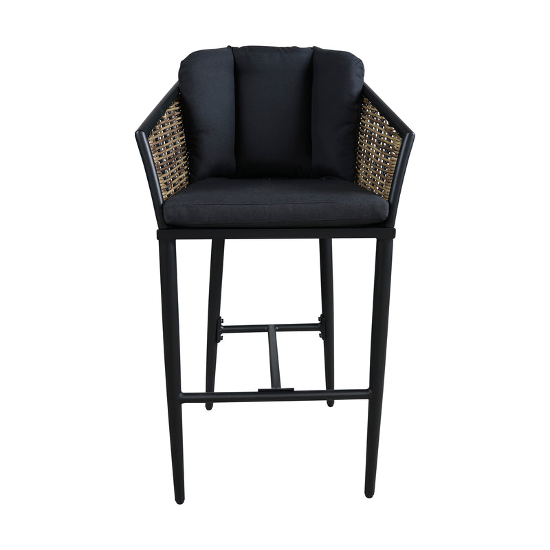 Cargue la imagen en el visor de la galería, Silla alta para exterior e interior Glamour color carbón - GLA6248316KD
