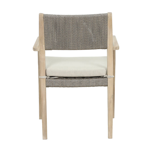 Silla de madera para exterior e interior Harmony color natural - HUC40808