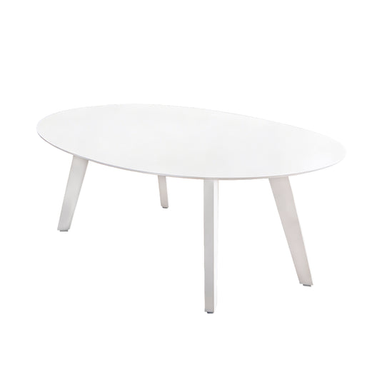 Mesa de comedor Alum Blanca Herclion 2.5*1.2 M  - STD19912-WH