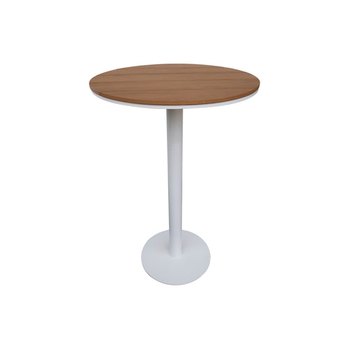 Mesa de Barra Hirez D.70cms color Natural&Blanco - 1098T