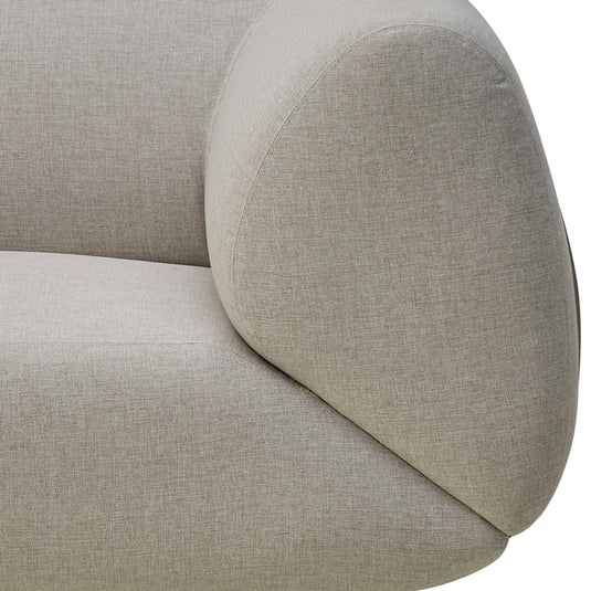 Sillón corner sin Honda color gris claro - AD1107C2