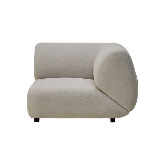 Sillón corner sin Honda color gris claro - AD1107C2