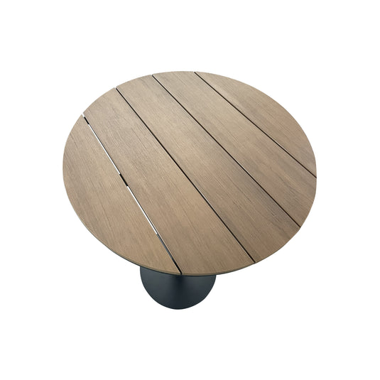 Mesa de Barra Hirez D.70cms color Natural&Carbon - ZF1097T